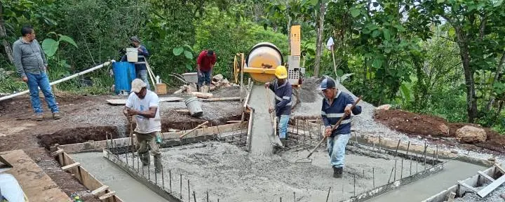 Construcción de tanques para acueducto rural